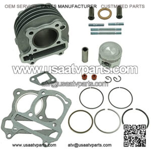 Glixal ATMT1-008 Performance Big Bore Cylinder Kit GY6 80cc 47mm for 139QMB ATV Scooter Moped Go Kart