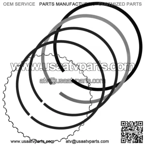 Engine Piston Rings Std for Honda XR600R 1988-2000 / 13011-MN1-305 131A2-MN1-671