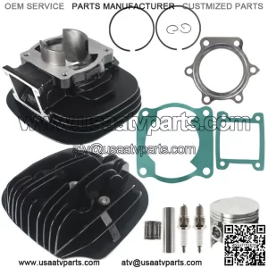 Cylinder Head Piston Gasket Top End Rebuild Kit For Yamaha Blaster 200 88-06