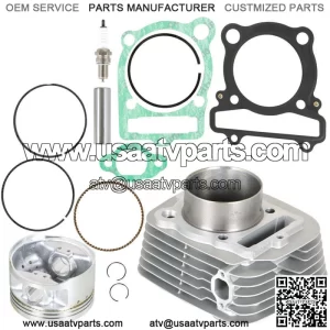 For 1987-2004 Yamaha Warrior 350 Cylinder Piston Gasket Top End Kit