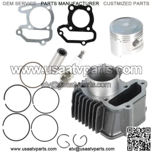 Engine Piston Cylinder Top End Kit for Yamaha  Badger 80 1985-2001 80cc