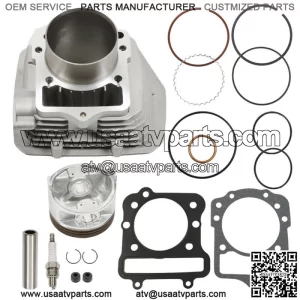 Cylinder Piston Top End Kit for Kawasaki Bayou 300 KLF300B 1989 1990 1991-2004