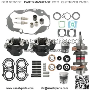 New For Yamaha Banshee 350 Complete Rebuilt Motor Engine Rebuild Kit Standard