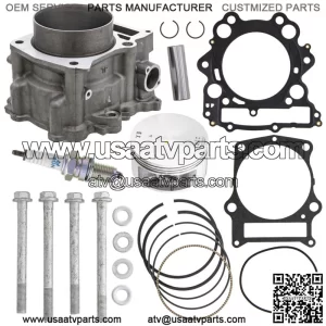 Cylinder Piston Gasket Top End Rebuild Kit for Yamaha Rhino 660 2004-2007 (Fits: Yamaha Rhino 660)