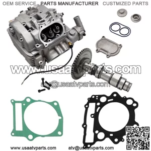 Cylinder Head W/Gasket Camshaft For Yamaha Grizzly Rhino 660 5KM-11101-00-00 (Fits: Yamaha Rhino 660)