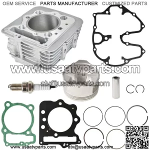 For 1999-2008 Honda Sportrax TRX400EX ATV Cylinder Piston Gasket Top End Kit
