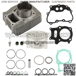 Top End Rebuild Kit Cylinder Piston Gaskets 68.5mm For Honda Recon 250 2002-2022