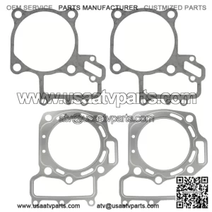 Cylinder Head and Base Gasket For Kawasaki Brute Force 750 KVF750 4x4I 2005-2021