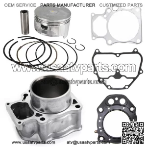 Cylinder Piston Gasket Top End Rebuild Kit for Honda Rancher TRX420 2007-2018