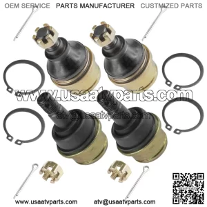 Ball Joints for Honda Rancher 420 TRX420FPA 2007-2014 Front Upper Lower Lh Rh 4x