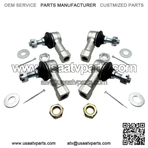 Heavy Duty Chromoly Tie Rod Ends End Left Right Kit TRX250R TRX400EX TRX450R