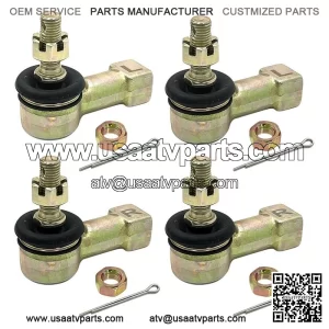 Heavy Duty Chromoly Tie Rod Ends Kit for Honda TRX250R TRX400EX TRX450R TRX300EX