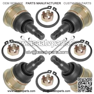 for Yamaha YFZ450X 10-11/ YFZ450 2004-13 Upper and Lower A-Arm Ball Joints 4 Pcs