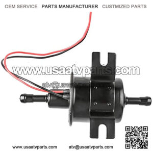 HEP-02A HEP02A - Universal Low Pressure - Gas Inline Metal Solid Petrol - 12V Heavy Duty Electric Fuel Pump - Compatible with Motorcycle Carburetor ATV