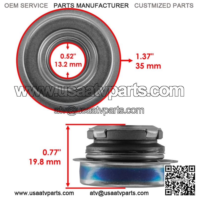 Water Pump Mechanical Seal and Oil Seal for Ski-Doo Tundra 600 ACE 2011 - 2023 - Image 2