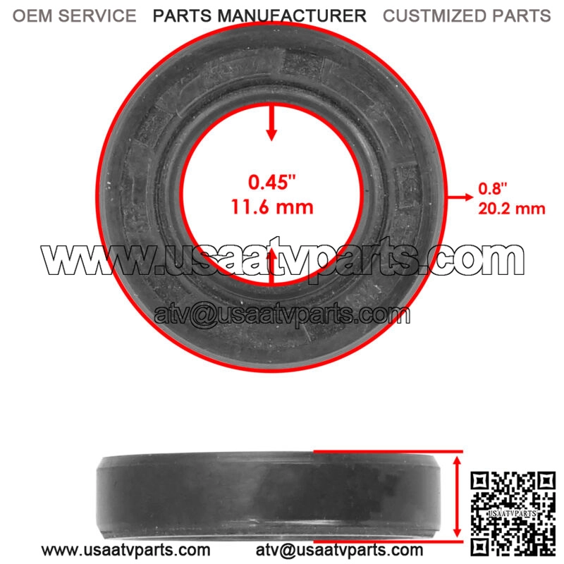 Water Pump Mechanical Seal and Oil Seal for Ski-Doo Tundra 600 ACE 2011 - 2023 - Image 3