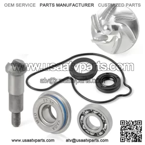 04-09 for Honda TRX450R Billet CNC Hi-Flow Water Pump Impeller Shaft Rebuild Kit