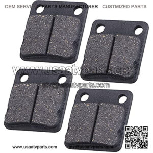 Rear Disc Brake Shoes Pads, ATV Go Kart Disc Brake Pad shoes Compatible with ATV Quad Dirt Pit Bike Go Kart Dune Buggy 50cc (2 Pack)