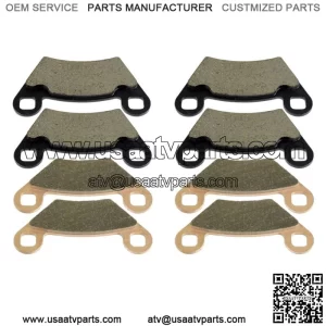 2x Front & Rear Brake Pads for Polaris Sportsman 570 X2 EPS 2015-2016 2018-2021
