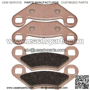 Front Brake Pads for Polaris Scrambler 500 2X4 2008 2009 Sintered