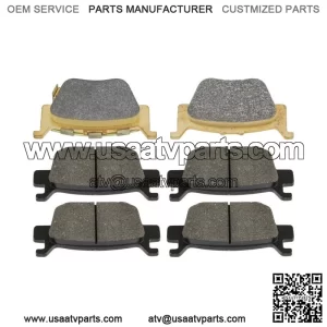 Rear & Front Left Right Brake Pads for Honda 06435-HN8-016 06451-HP0-A02