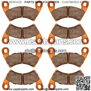 Brake Pads for 2015-2020 Polaris RZR 900 (50inch) /RZR S 900 (60inch),2017-2020 Polaris RZR 1000 60inch PS EU/Tractor/Zug, 4 Set Front and Rear Sintered Copper Replacement Brake Pads