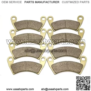 Master Chen Front Rear Brake Pads Brakes for Polaris RZR XP 1000 2014-2017 / RZR-4 XP 900/800 Ranger 6X6 EFI/Ranger 700 Crew FA452FR MC0408-PAD