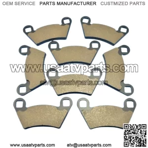 Front & Rear Brake Pads for Polaris Ranger 400 4x4 2010 2014