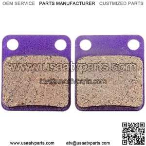 Carbon Fiber Brake Pads Fit for 2007 08 09 10 2011 for Yamaha Grizzly 350 YFM350FGI 4x4 IRS/YFM350G, 2007 08 2009 for Yamaha Big Bear 250 YFM250B