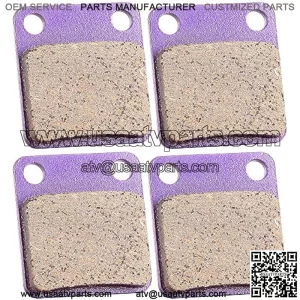 Front and Rear Brake Pads FA54 Fit for 1997-2002 for K-awasaki Prairie 400 2002-2007 for Suzuki Eiger 400 2002-2012 for Suzuki Ozark 250