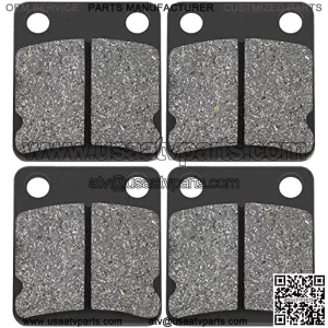 Brake Pads for Yamaha Grizzly 400 450 YFM400 YFM450 Wolverine Kodiak Big Bear YFZ350 YFZ350 Warrior Banshee Front Brake Pads 1995-2009 1999-2006 2000-2012 2007-2013