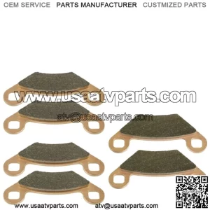 Front & Rear Brake Pads for Polaris Sportsman 400 HO 2011-2014 / HO South 2014 (For: Polaris Sportsman 570)