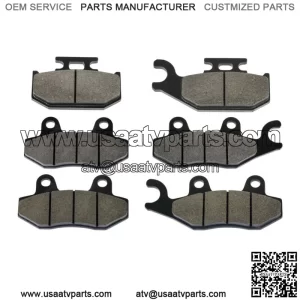 Front Rear Brake Pads for Yamaha Raptor 700 700R YFM700R 2006-2012 (For: 2006 Yamaha Rhino 660)