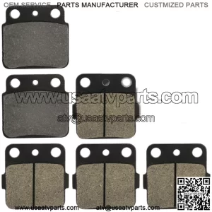 Front and Rear Brake Pads for Kawasaki KSF400 KFX400 2003 2004 2005 2006