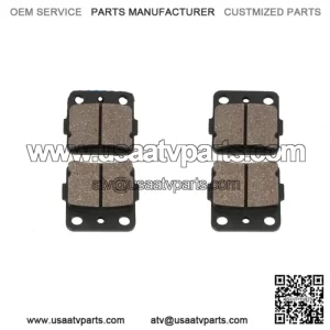 Front Organic Brake Pads 2007-2013 Honda TRX420FM FourTrax Rancher 4X4 Set vs (For: Honda)