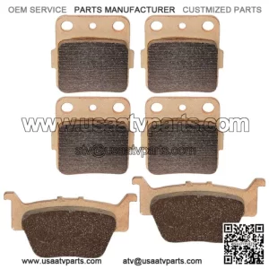 Brake Pads for Honda 420 TRX420FA TRX420FPA Fourtrax Rancher Front Rear 09-17 (For: Honda)