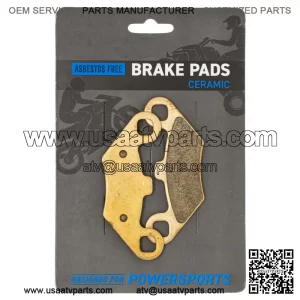 Brake Pad Set for Polaris 2202412 2200465 2201398 Front Rear Ceramic Scrambler (For: Polaris)