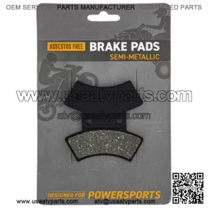 Brake Pad Set for Polaris 2200899 2200464 Rear Center Semi-Metallic Sportsman (For: Polaris)