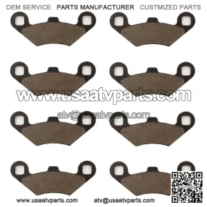 Front and Rear Brake Pads For ATV Polaris Sportsman 800 EFI X2 2007-2009
