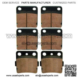 Front Rear Brake Pads For Yamaha Wolverine 350 YFM350FX 1995-2005 (For: Yamaha)