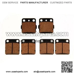 Front+Rear Brake Pads For Yamaha Raptor 350 YFM350 & Raptor 125 YFM125R  (For: Yamaha)