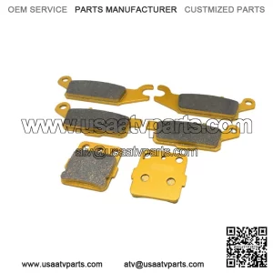 Yamaha Raptor 250 Ceramic Brake Pad Set Front & Rear 2008-2013 (For: Yamaha)