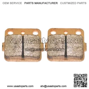 Rear Sintered Brake Pads Fit Yamaha YFM 250 R Raptor YFZ 350 Banshee YFM 350 (For: Yamaha)