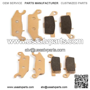 Front Rear Brake Pads For Yamaha Grizzly YFM700F 07-22 Grizzly 550 700 YFM550F (For: Yamaha)