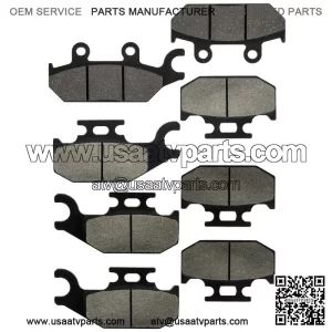 Front Rear Brake Pads for Can-am Commander Max 1000 XT LTD 2014-2018 Left Right