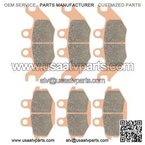 Front and Rear Sintered Brake Pads For KVF300 Brute Force 2012-2024
