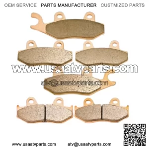 Front Rear Sintered Brake Pads For Yamaha YFZ450 YFZ450R YFZ450X 2006-2019