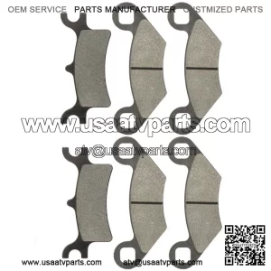 Polaris Scrambler 500 4X4 2005-2012 Front/Rear Brake Pads