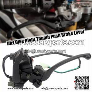 7/8" Handle Bar Dirt Bike Motorcycle ATV Right Throttle Brake Lever For 50-250CC
