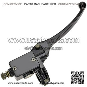 Right Brake Master Cylinder Brake Lever for Taotao Sunl 50cc 110cc 125cc Polaris Outlaw 525 Roketa Taotao Kazuma Eton Baja Honda 250R ATC ATV 4 Wheeler Dirt Bike Parts